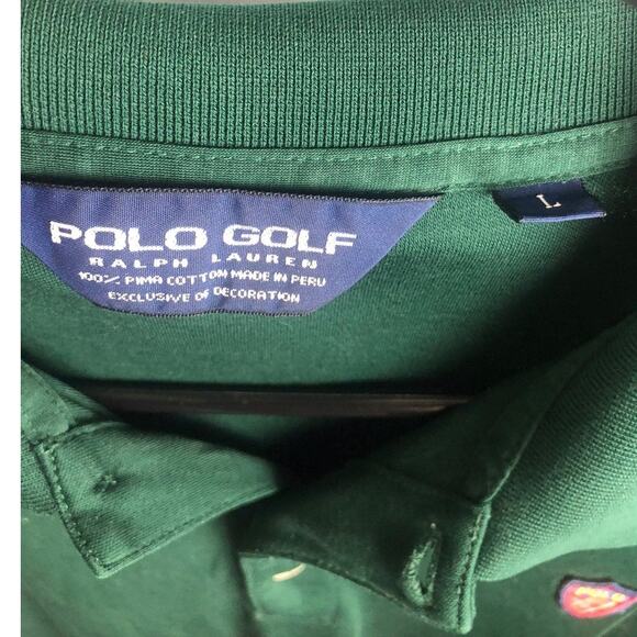VGT Polo Ralph Lauren Golf Men’s Sweatshirt Green Size L 100% Pima Cotton NWOT - Picture 5 of 6